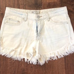 Free People denim shorts